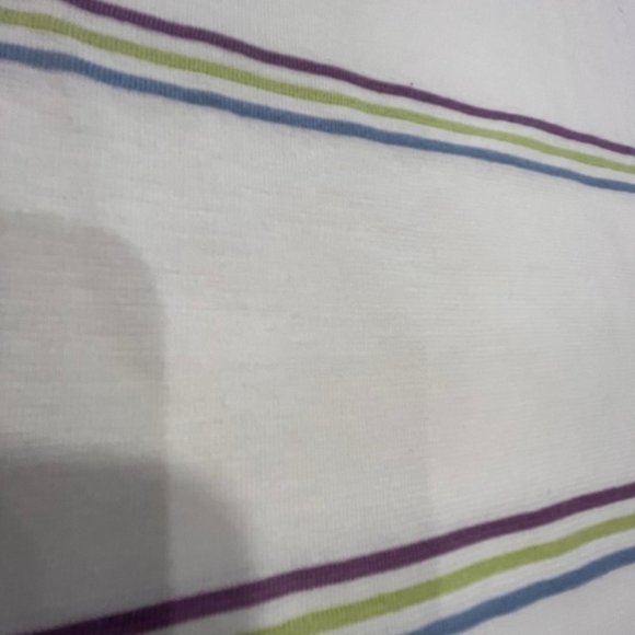 NEW Denim & Flower Men's Sz Medium Retro Stripe Crewneck 100% Cotton T-Shirt - Picture 5 of 11